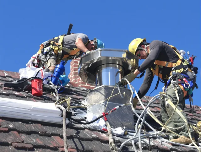 Protective chimney cap installed by Bonita Springs Chimney Sweep in Bonita Springs, FL