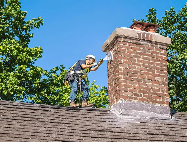 Bonita Springs Chimney Sweep performing an inspection with advanced tools in Bonita Springs, FL
