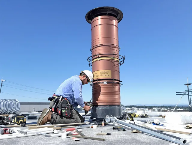 Installed chimney liner by Bonita Springs Chimney Sweep in Bonita Springs, FL