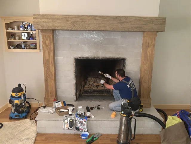 Detailed creosote removal process by Bonita Springs Chimney Sweep in Bonita Springs, FL