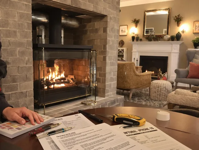 Bonita Springs Chimney Sweep verifying fireplace safety measures in Bonita Springs, FL